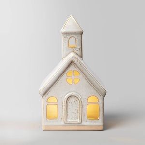 Target Wondershop Ceramic Christmas Church Village -NEW